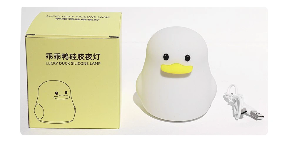 Bedside Table Silicone Rubber Duck Light Bedside Table Silicone Rubber Duck Light