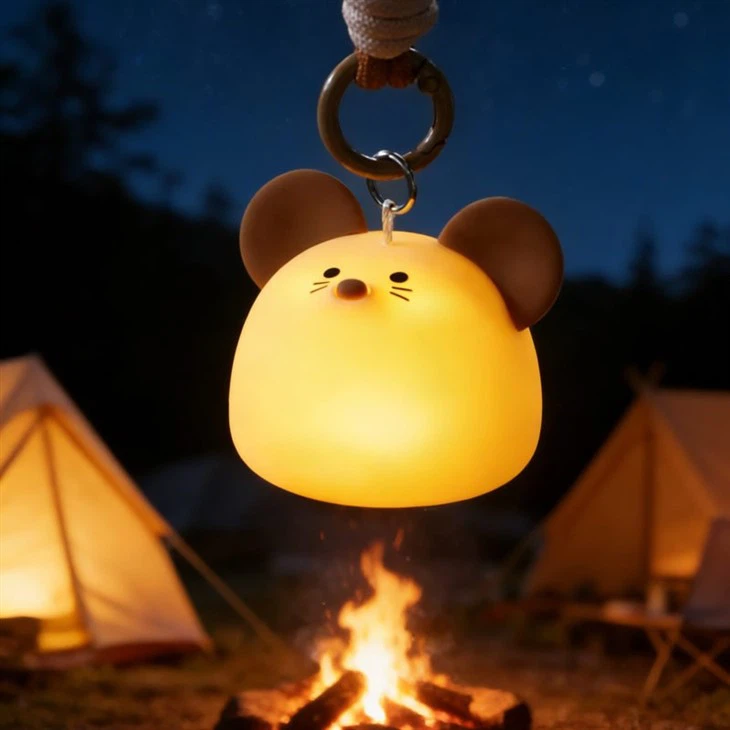 Silicone night light charm
