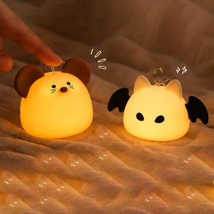 Mouse-and-Bat-Charm-Night-Light-