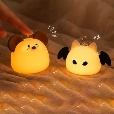 Bat & Mouse Silicone Night Light Set